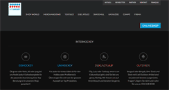 Desktop Screenshot of interhockey.ch